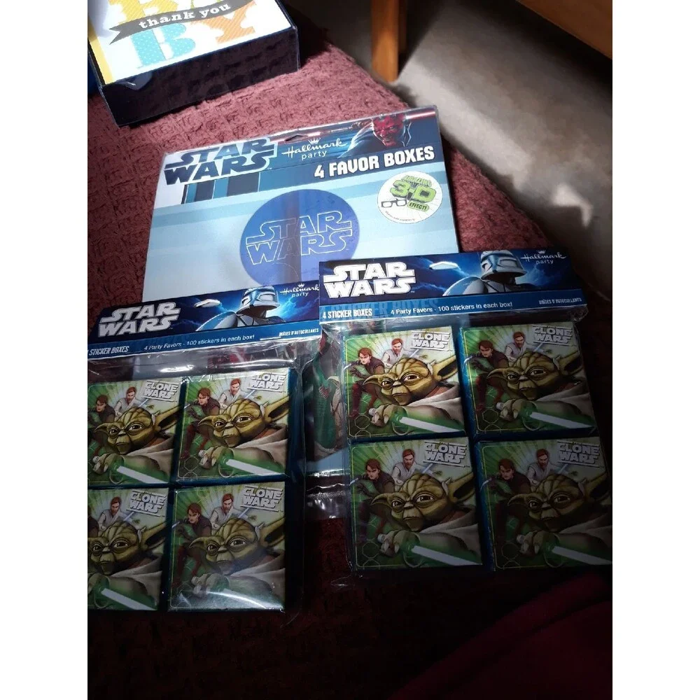star wars Party Favors (Stickers) Boxes